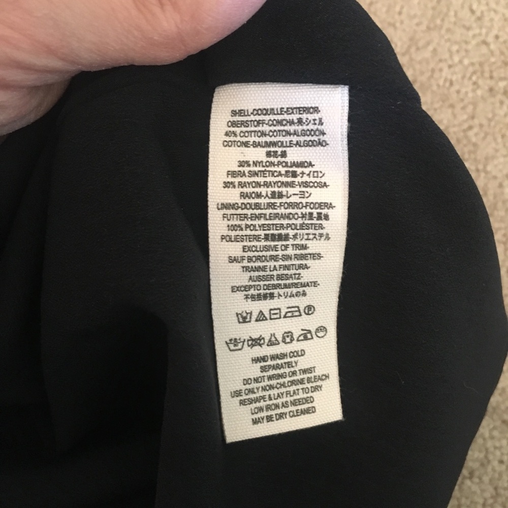 FREE PEOPLE black lace mini dress - Picture 7 of 8